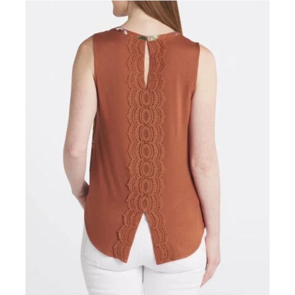 DANIEL RAINN NWT Stitch Fix Burnt Orange Quin Sleeveless Top // Medium Petite - Picture 9 of 10